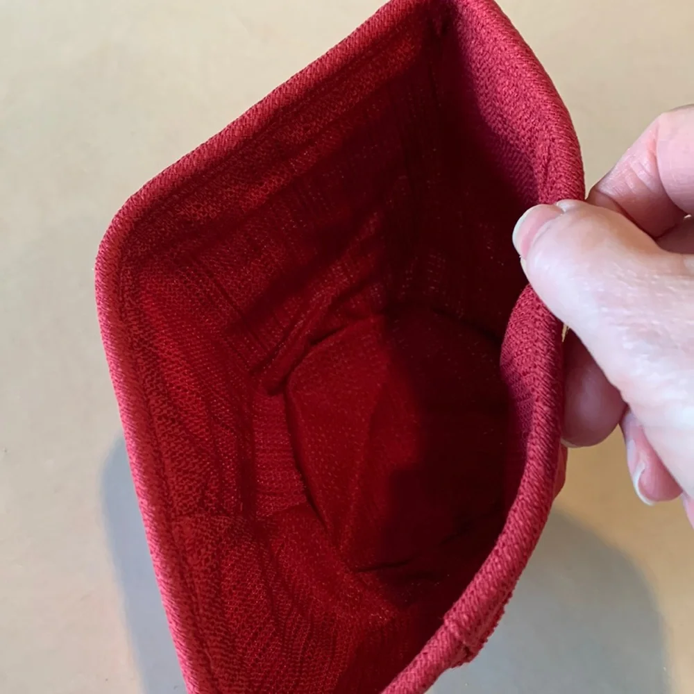 Longaberger Bouquet Basket Fabric Liner in Paprika, NEW